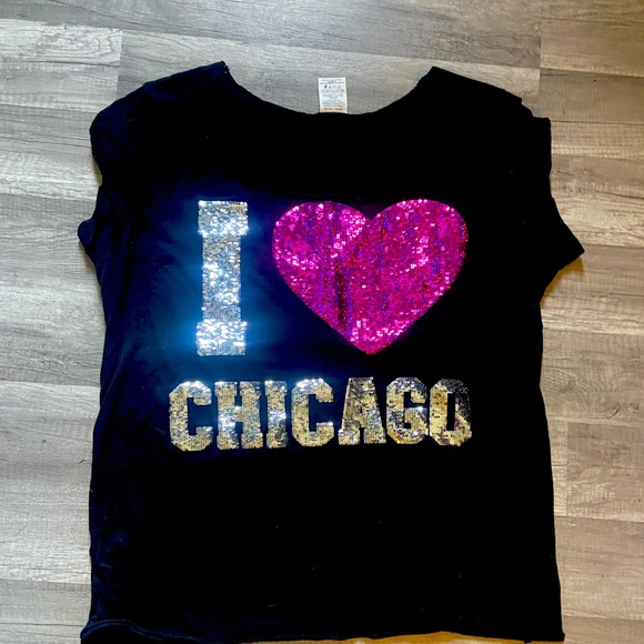 Vintage VS PINK I Love CHICAGO - Picture 1 of 2